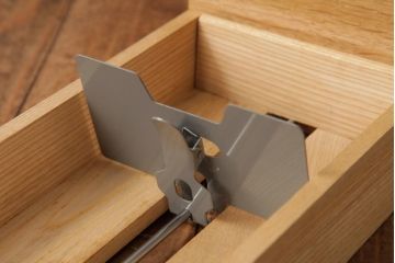 レトロ家具　昭和レトロ　ナラ材　KIHARA　ネームプレート付きの小さなカードケース(小引き出し、図書館、図書室)(R-038694)