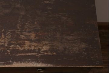 アンティーク家具　和製アンティーク　昭和初期　ナラ材　大正ロマン　洋館の雰囲気を醸し出す平机(デスク、ワークデスク、在宅ワーク、在宅用)(R-038703)