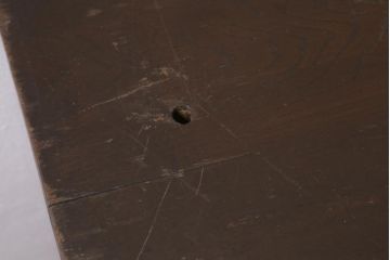 アンティーク家具　和製アンティーク　昭和初期　ナラ材　大正ロマン　洋館の雰囲気を醸し出す平机(デスク、ワークデスク、在宅ワーク、在宅用)(R-038703)