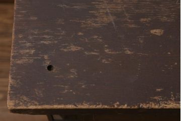 アンティーク家具　和製アンティーク　昭和初期　ナラ材　大正ロマン　洋館の雰囲気を醸し出す平机(デスク、ワークデスク、在宅ワーク、在宅用)(R-038703)