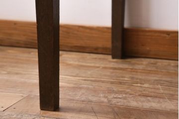 アンティーク家具　和製アンティーク　昭和初期　ナラ材　大正ロマン　洋館の雰囲気を醸し出す平机(デスク、ワークデスク、在宅ワーク、在宅用)(R-038703)