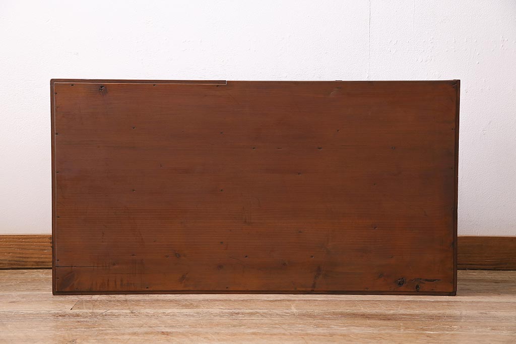 レトロ家具　昭和レトロ　昭和初期　激レア!ノスタルジックな雰囲気漂う本棚(収納棚、戸棚、キャビネット)(R-038711)