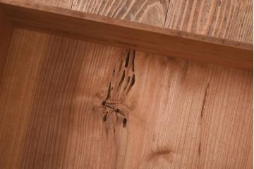 アンティーク家具　和製アンティーク　大正昭和初期　昔懐かしい雰囲気漂う本箱(収納棚、戸棚、キャビネット)(R-038713)