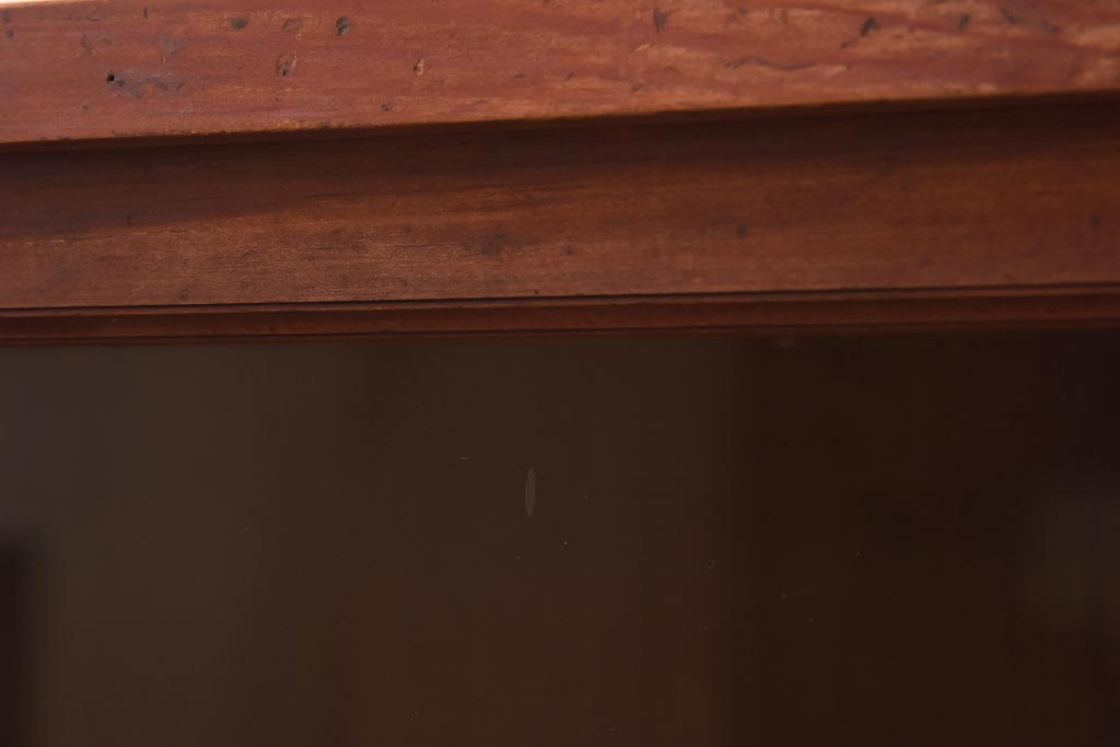 アンティーク家具　和製アンティーク　大正昭和初期　昔懐かしい雰囲気漂う本箱(収納棚、戸棚、キャビネット)(R-038713)