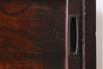 アンティーク家具　和製アンティーク　大正昭和初期　倹飩式　和の風情感じる重ね茶箪笥(茶棚、飾り棚)(R-038716)