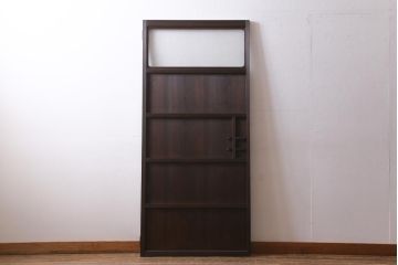 アンティーク建具　昭和初期　趣溢れるレトロな木製扉(建具、ドア)(R-038717)