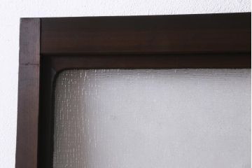 アンティーク建具　昭和初期　趣溢れるレトロな木製扉(建具、ドア)(R-038717)