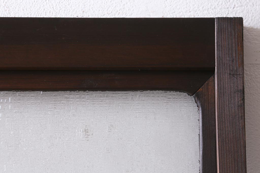 アンティーク建具　昭和初期　趣溢れるレトロな木製扉(建具、ドア)(R-038717)