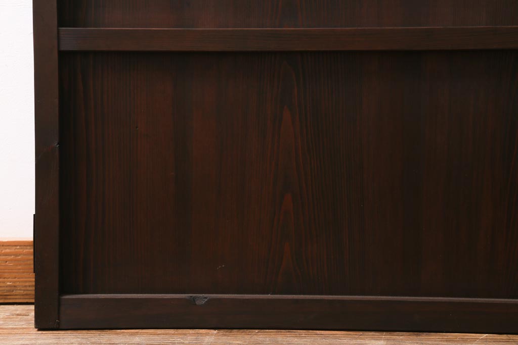 アンティーク建具　昭和初期　趣溢れるレトロな木製扉(建具、ドア)(R-038717)