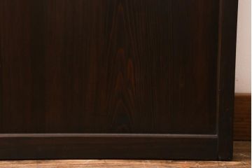 アンティーク建具　昭和初期　趣溢れるレトロな木製扉(建具、ドア)(R-038717)