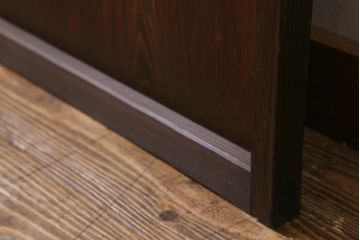 アンティーク建具　昭和初期　趣溢れるレトロな木製扉(建具、ドア)(R-038717)