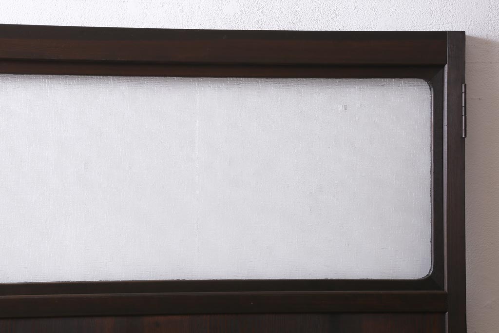 アンティーク建具　昭和初期　趣溢れるレトロな木製扉(建具、ドア)(R-038717)