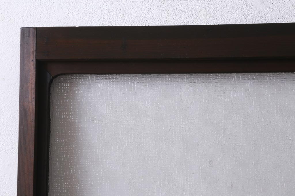 アンティーク建具　昭和初期　趣溢れるレトロな木製扉(建具、ドア)(R-038717)