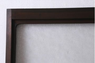 アンティーク建具　昭和初期　趣溢れるレトロな木製扉(建具、ドア)(R-038717)