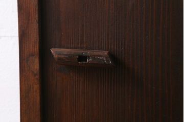 アンティーク建具　昭和初期　趣溢れるレトロな木製扉(建具、ドア)(R-038717)