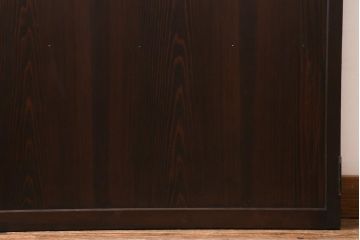 アンティーク建具　昭和初期　趣溢れるレトロな木製扉(建具、ドア)(R-038717)
