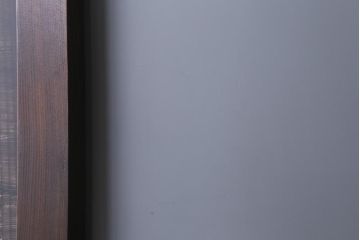 アンティーク建具　和製アンティーク　昭和初期　味のあるレトロな雰囲気を醸し出すガラス戸2枚セット(建具、引き戸)(R-038727)