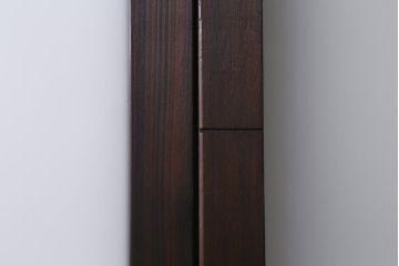 アンティーク建具　和製アンティーク　昭和初期　味のあるレトロな雰囲気を醸し出すガラス戸2枚セット(建具、引き戸)(R-038727)