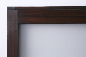 アンティーク建具　和製アンティーク　昭和初期　味のあるレトロな雰囲気を醸し出すガラス戸2枚セット(建具、引き戸)(R-038727)