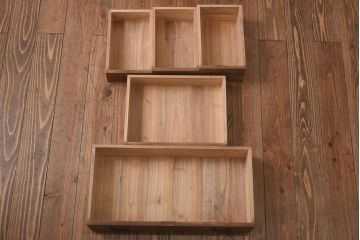 アンティーク家具　和製アンティーク　昭和初期　桐材　味わい深い和の雰囲気を醸し出す小箪笥(小引き出し、小物収納、桐箪笥、桐たんす)(R-038774)