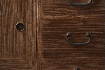 アンティーク家具　和製アンティーク　昭和初期　桐材　味わい深い和の雰囲気を醸し出す小箪笥(小引き出し、小物収納、桐箪笥、桐たんす)(R-038774)