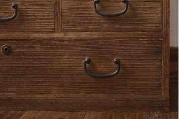 アンティーク家具　和製アンティーク　昭和初期　桐材　味わい深い和の雰囲気を醸し出す小箪笥(小引き出し、小物収納、桐箪笥、桐たんす)(R-038774)