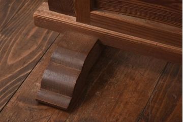 ビンテージ家具　和製ビンテージ　竹に雀　透かし彫りが入った上品な衝立(パーテーション、仕切り)(R-038776)
