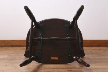 中古　松本民芸家具　ローバックの#91型キャプテンチェア(アームチェア、椅子)(R-038780)