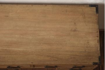 アンティーク家具　和製アンティーク　昭和中期　総桐材　古い木の質感が味わい深い小箪笥(引き出し、収納棚、桐箪笥、桐たんす)(R-038783)