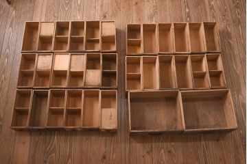 アンティーク家具　和製アンティーク　江戸明治期　時代の味をそのままに感じることのできる薬箪笥(百味箪笥)(R-038786)