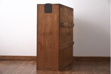 アンティーク家具　和製アンティーク　江戸明治期　時代の味をそのままに感じることのできる薬箪笥(百味箪笥)(R-038786)