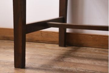 アンティーク家具　上手物!　ナラ材　テーパー脚　レトロな片袖デスク(片袖机、在宅ワーク、在宅用ワークデスク)(R-038787)