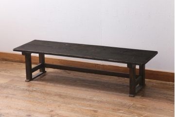 アンティーク家具　使い込まれた風合いが魅力的な文机(座机、飾り台)(R-038790)