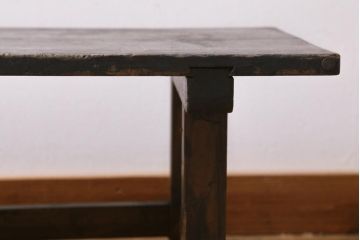 アンティーク家具　使い込まれた風合いが魅力的な文机(座机、飾り台)(R-038790)
