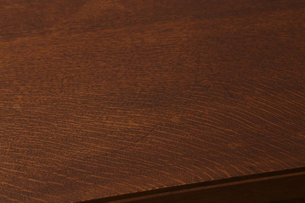 中古　国産家具　特大サイズ　総無垢材　欅・樺・ナラ材　障子戸　7尺重ね水屋箪笥(七尺水屋、和タンス、戸棚)(定価約165万円)(R-038791)