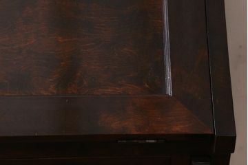 ビンテージ家具　松本民芸家具　#66　落ち着いた雰囲気が魅力的な高山式ビューロー(簿記机、在宅ワーク、在宅用ワークデスク、ライティングビューロー)(定価約29万円)(R-038792)