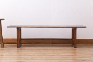 アンティーク家具　使い込まれた風合いが魅力的な文机(座机、飾り台)(R-038794)