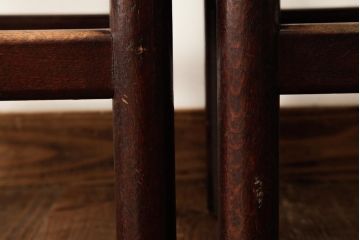 ビンテージ　松本民芸家具　初期モデル　ラッシスツール2脚セット(チェア、椅子)(R-038801)