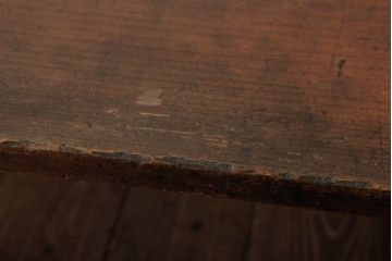 アンティーク家具　和製アンティーク　明治大正期　使い込まれた木の質感が味わい深い座机(文机、ローテーブル、飾り台)(R-038858)