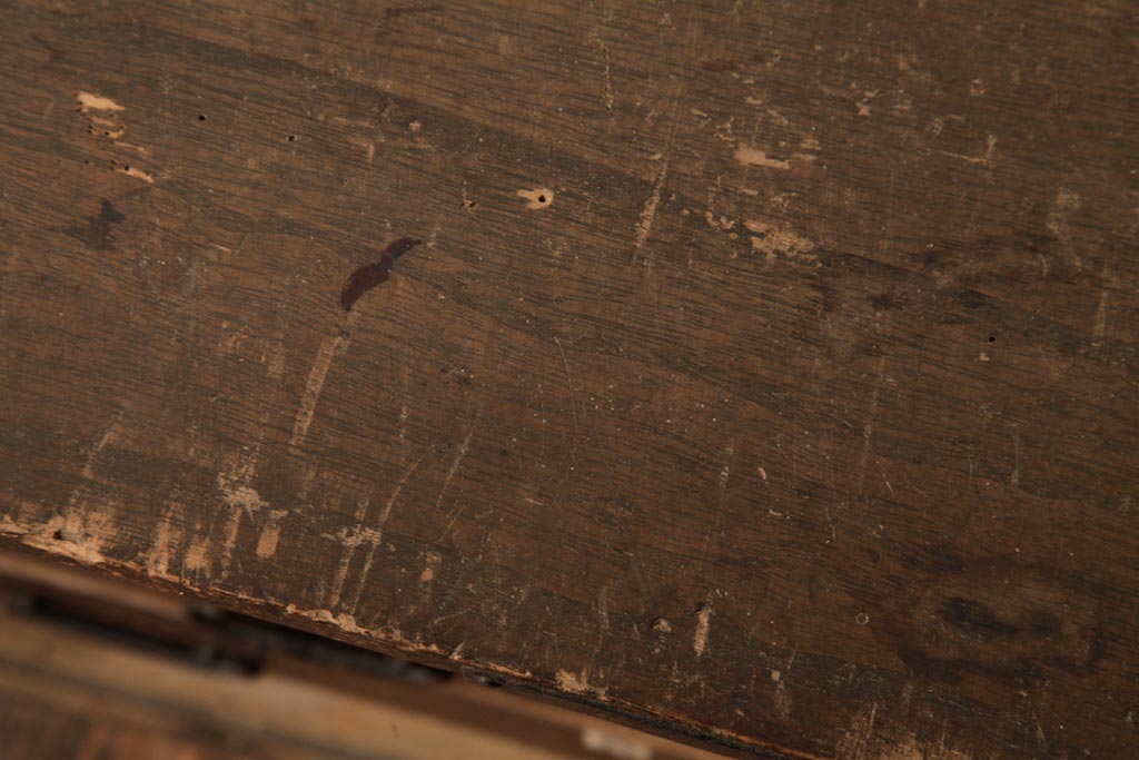 アンティーク家具　和製アンティーク　明治期　桐材　遠い昔を感じさせる味わい深い小引き出し(卓上収納)(R-038859)