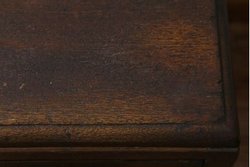 アンティーク家具　和製アンティーク　上手物!　レトロな佇まいがおしゃれな片袖デスク(片袖机、在宅ワーク、在宅用ワークデスク)(R-038863)