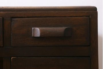 アンティーク家具　和製アンティーク　上手物!　レトロな佇まいがおしゃれな片袖デスク(片袖机、在宅ワーク、在宅用ワークデスク)(R-038863)