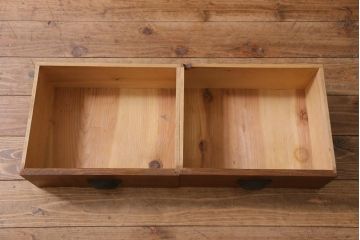 アンティーク家具　和製アンティーク　ノスタルジックな雰囲気が魅力の重ねキャビネット(戸棚、収納棚、食器棚)(R-038865)