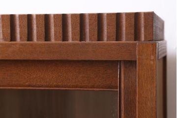 アンティーク家具　和製アンティーク　ノスタルジックな雰囲気が魅力の重ねキャビネット(戸棚、収納棚、食器棚)(R-038865)