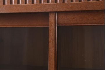 アンティーク家具　和製アンティーク　ノスタルジックな雰囲気が魅力の重ねキャビネット(戸棚、収納棚、食器棚)(R-038865)