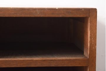 レトロ家具　昭和レトロ　素朴な雰囲気が懐かしさ感じる収納棚(飾り棚、オープンラック、下駄箱)(R-038867)