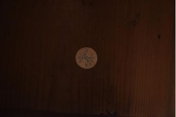 アンティーク家具　明治大正期　引き出し付き　小振りな収納棚(戸棚、キャビネット)(R-038869)