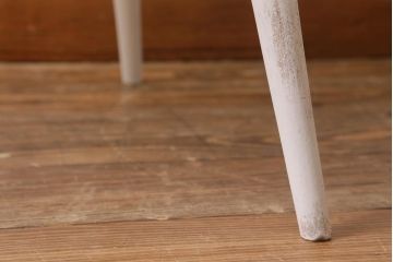 ヴィンテージ家具　イギリスビンテージ　ERCOL(アーコール)　アンティークペイント　希少!洗練された佇まいのラダーバックアームチェア(ダイニングチェア、椅子)(R-038870)
