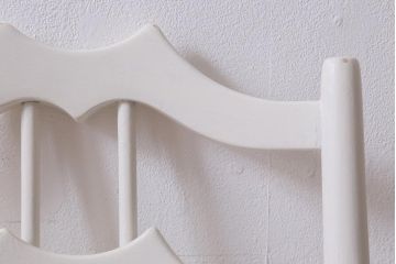 ヴィンテージ家具　イギリスビンテージ　ERCOL(アーコール)　アンティークペイント　希少!洗練された佇まいのラダーバックチェア(ダイニングチェア、椅子)(R-038871)