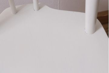 ヴィンテージ家具　イギリスビンテージ　ERCOL(アーコール)　アンティークペイント　希少!洗練された佇まいのラダーバックチェア(ダイニングチェア、椅子)(R-038871)